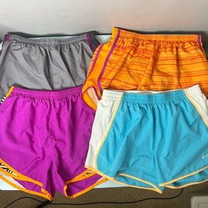 Lot of 4 - Women’s Nike Dri-Fit Shorts Medium
